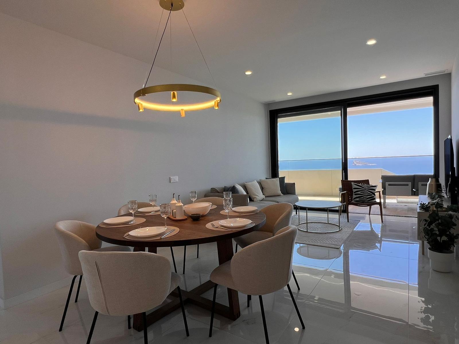Master bedroom in apartment for sale in Benidorm