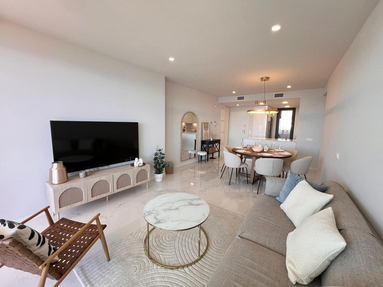 Dining area in apartment for sale in Benidorm
