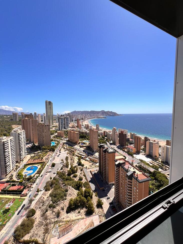 Pool area in apartment for sale in Benidorm