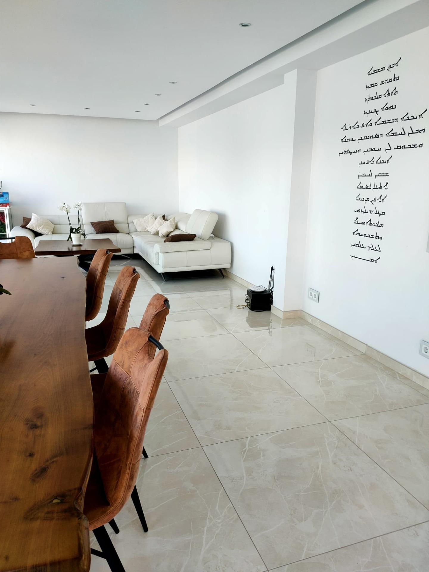 Pool area in villa for sale in Orihuela Costa