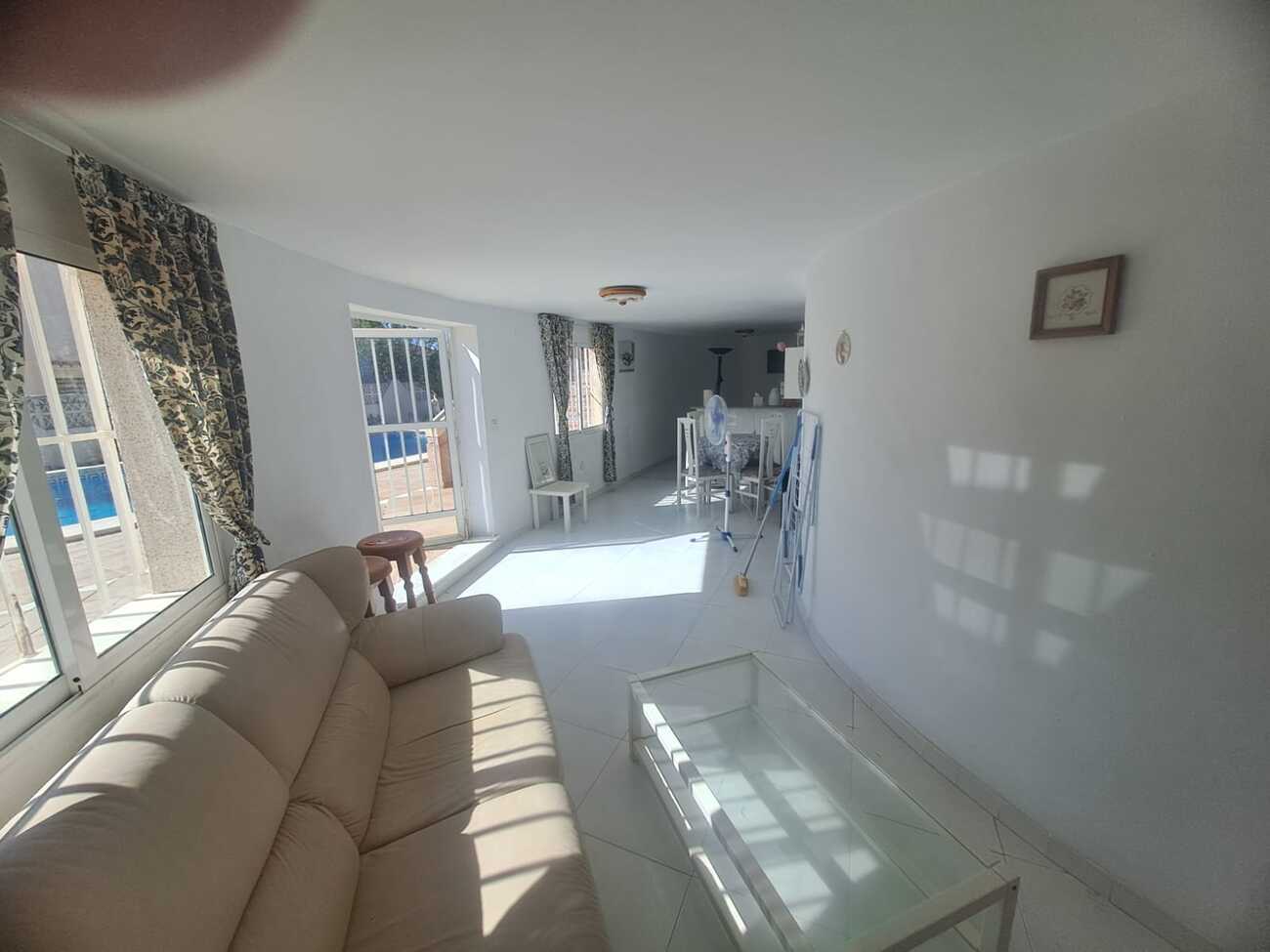 Pool area in villa for sale in Ciudad Quesada