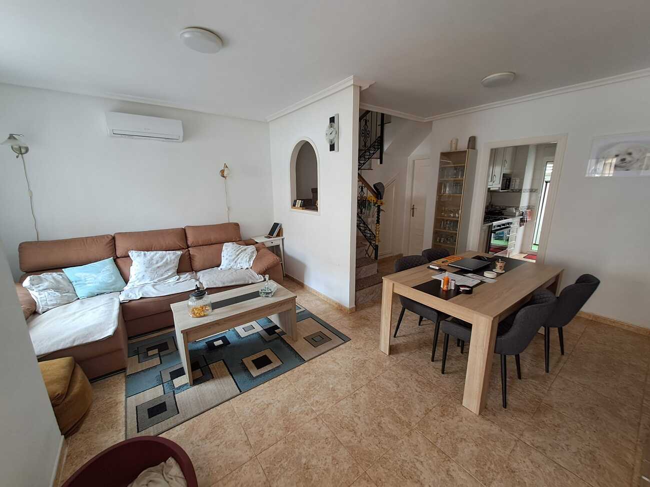 Pool area in terraced for sale in Orihuela Costa