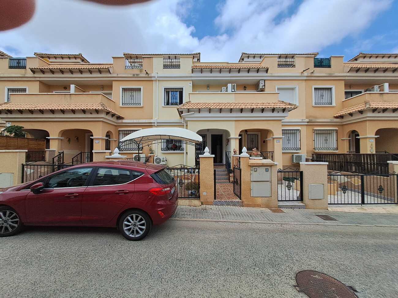Pool area in terraced for sale in Orihuela Costa