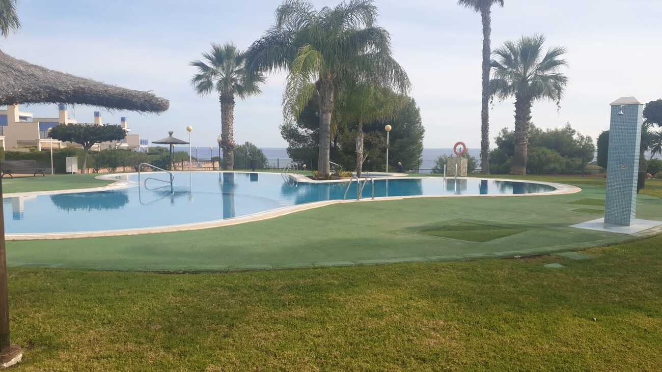 Living room in apartment for sale in Cabo Roig