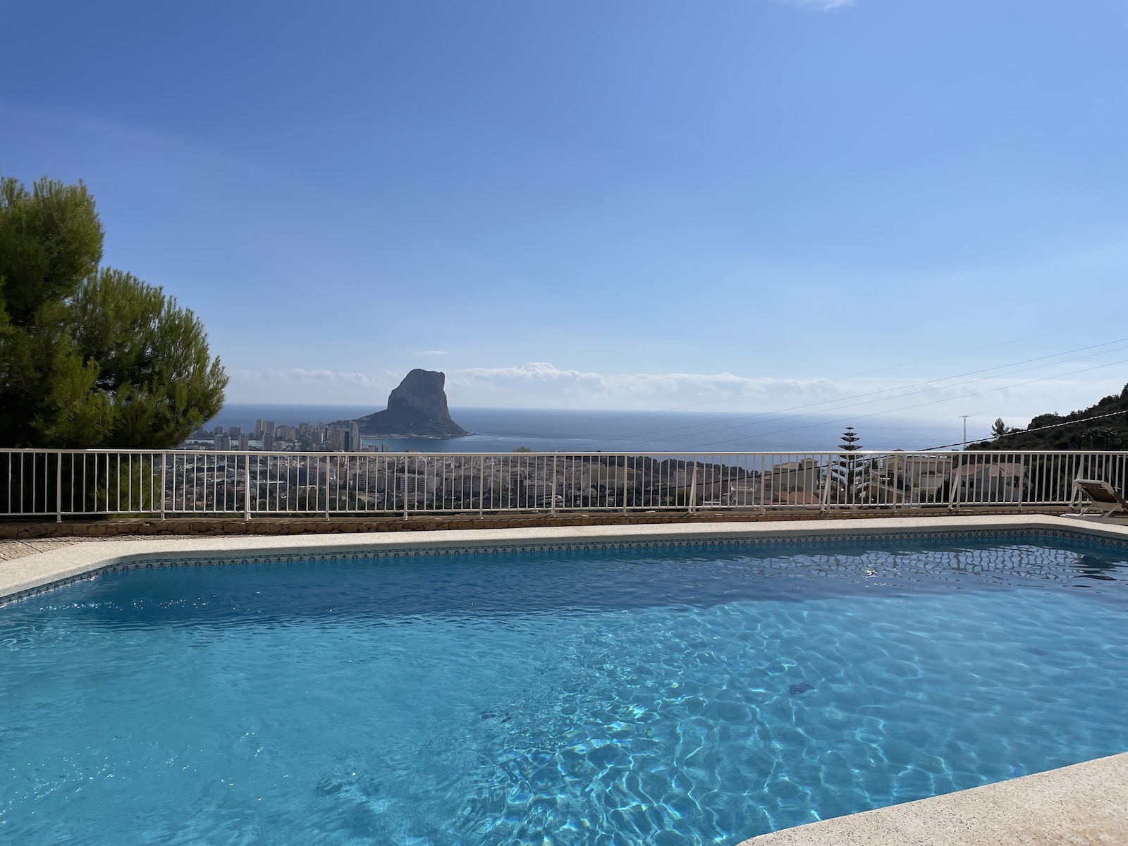 Terrace in villa for sale in Calpe
