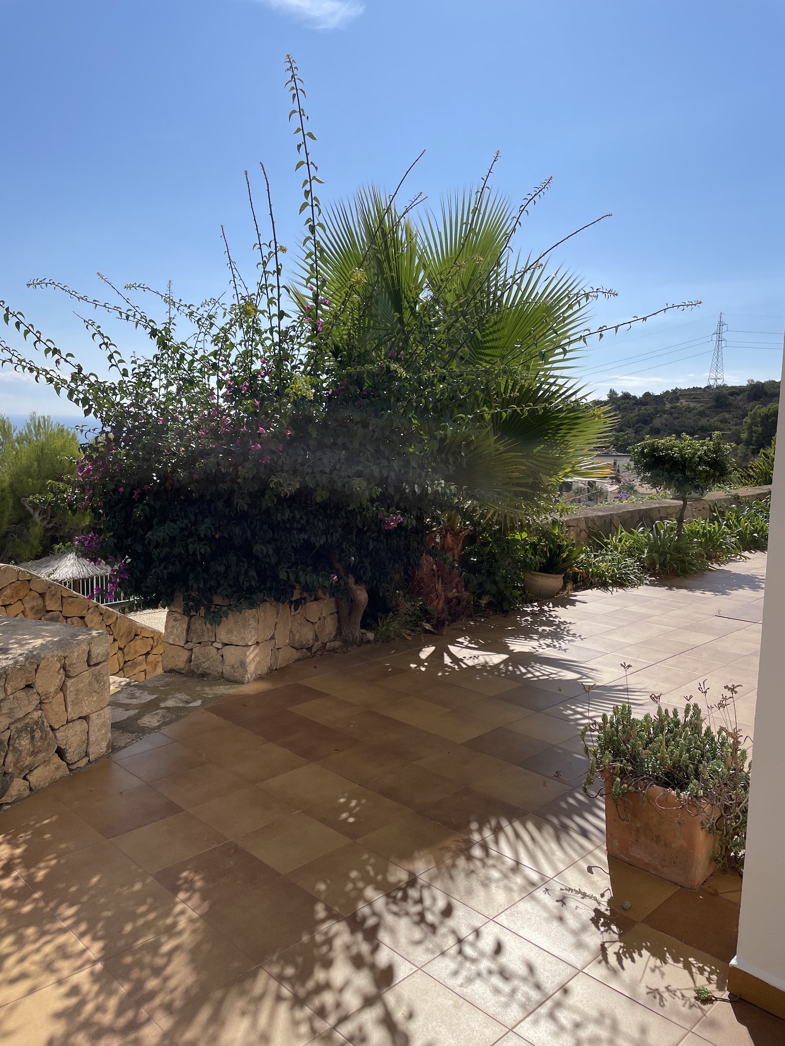Garden in villa for sale in Calpe