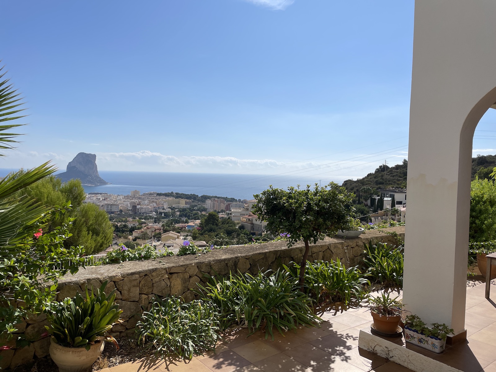 Exterior view in villa for sale in Calpe