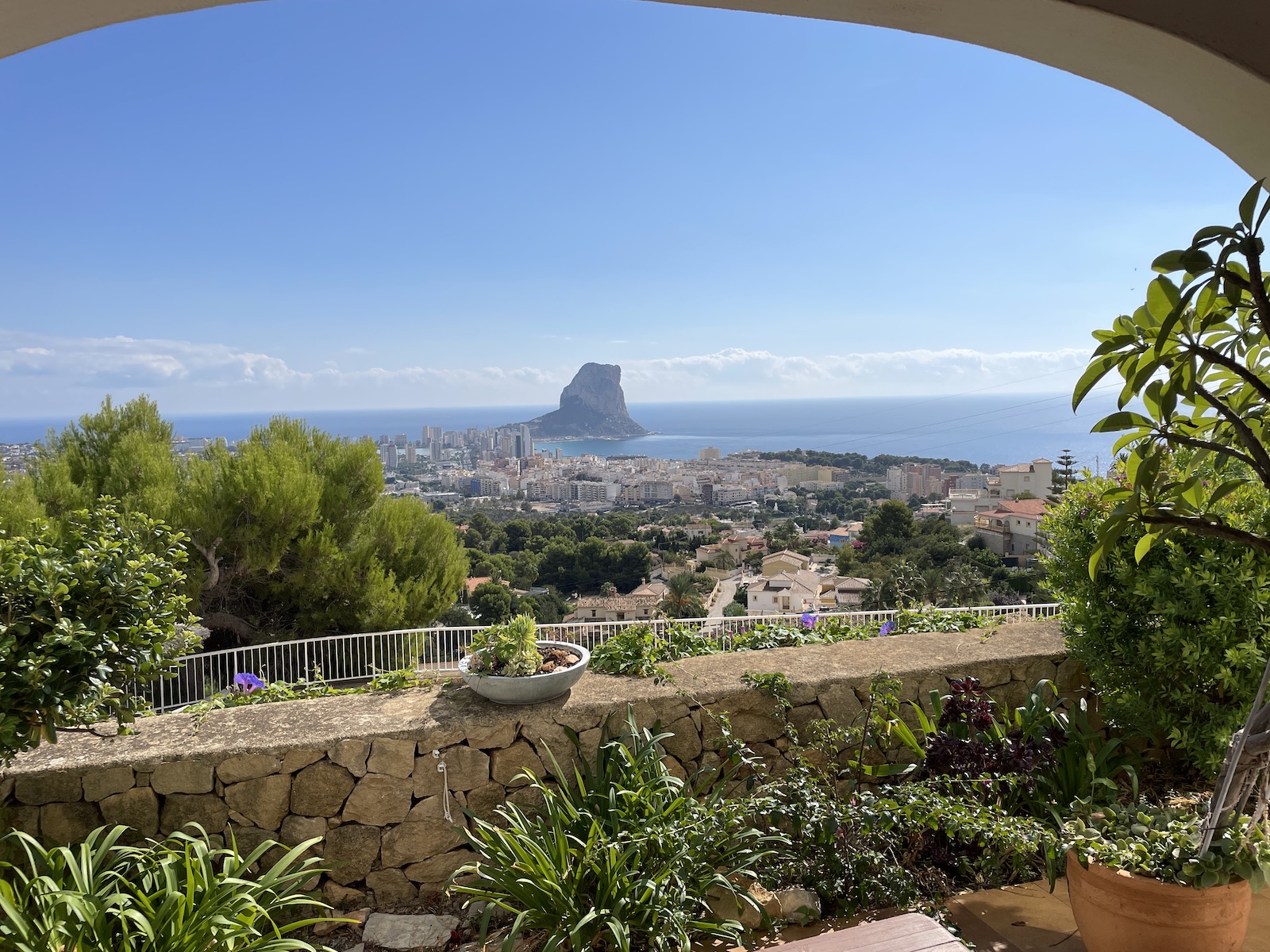 Living room in villa for sale in Calpe