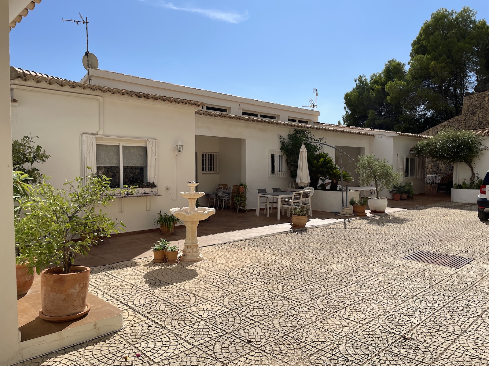 Exterior view in villa for sale in Calpe