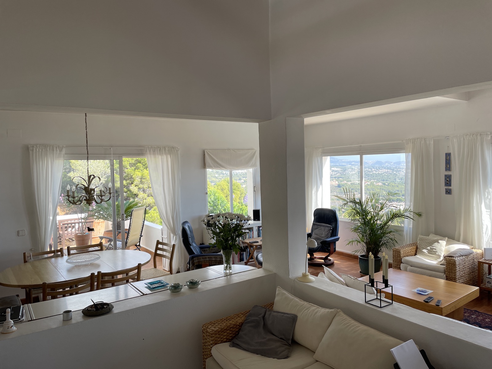 Terrace in villa for sale in Calpe