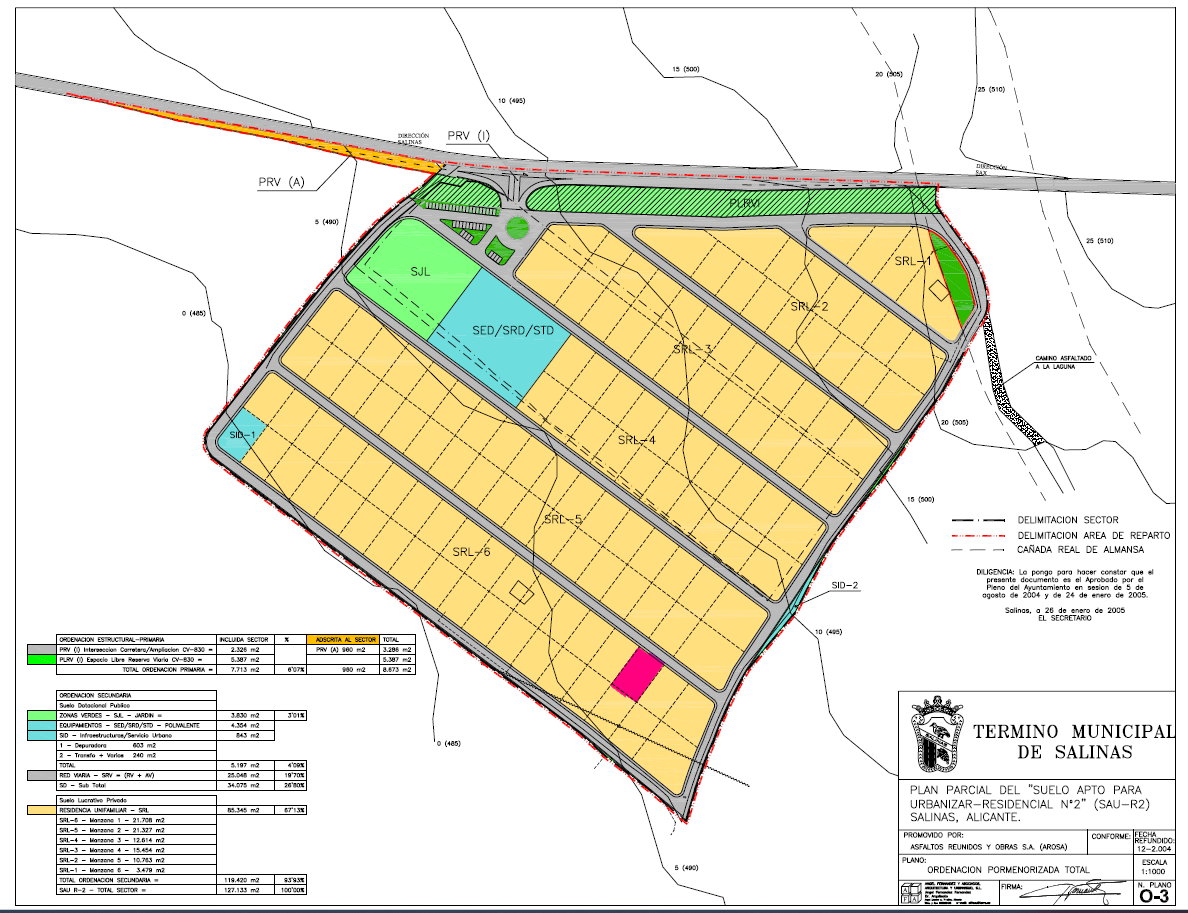 A fantastic opportunity to purchase a plot of land in Saliunas, with walking distanve to all its ame