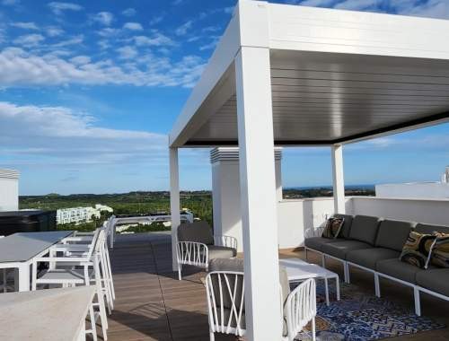 Garden in penthouse for sale in Campoamor