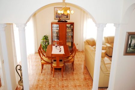 Pool area in villa for sale in La Zenia