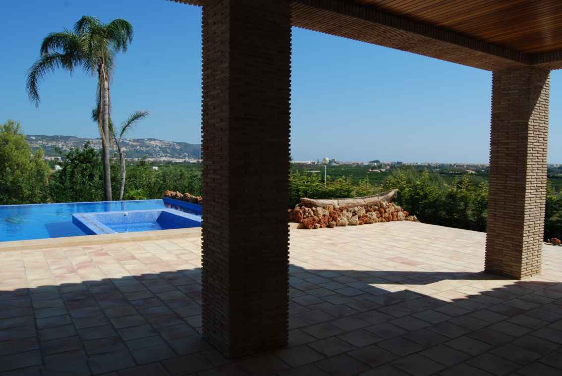 Exterior view in villa for sale in javea