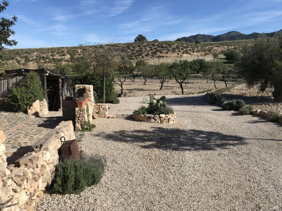 Exterior view in finca for sale in Lorca