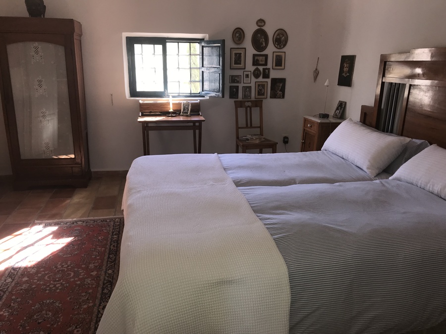 Pool area in finca for sale in Lorca