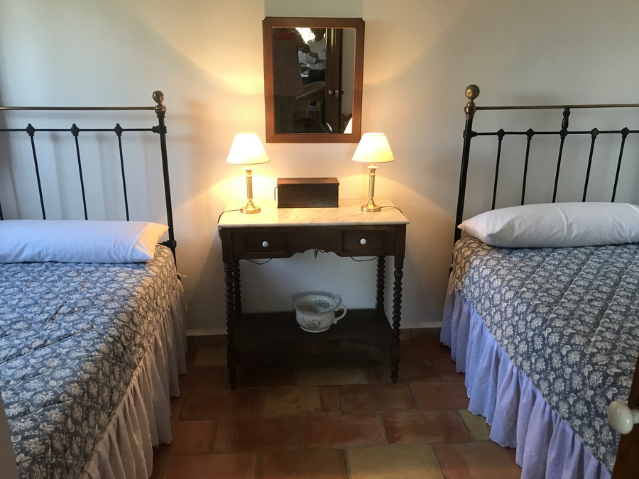 Master bedroom in finca for sale in Lorca