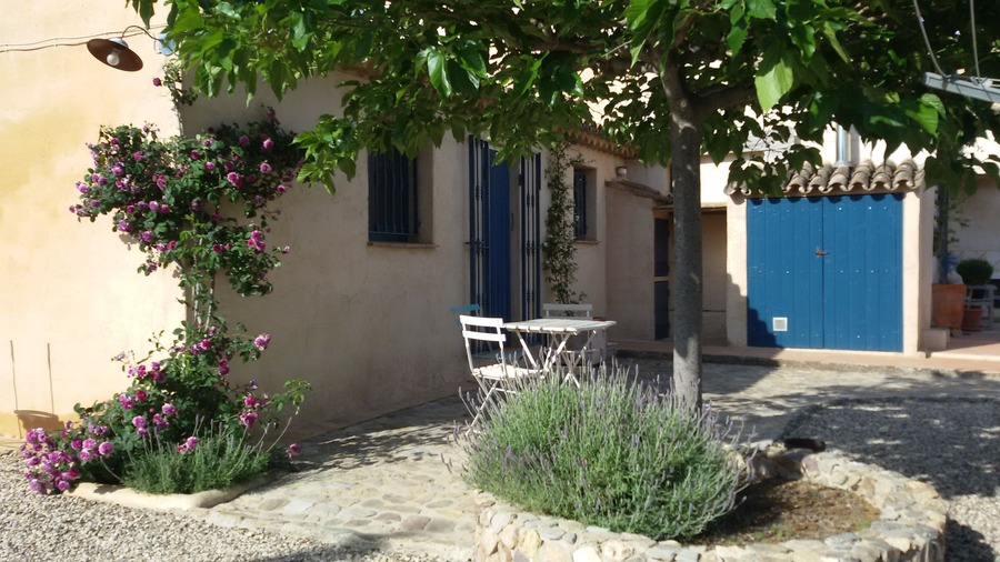 Pool area in finca for sale in Lorca