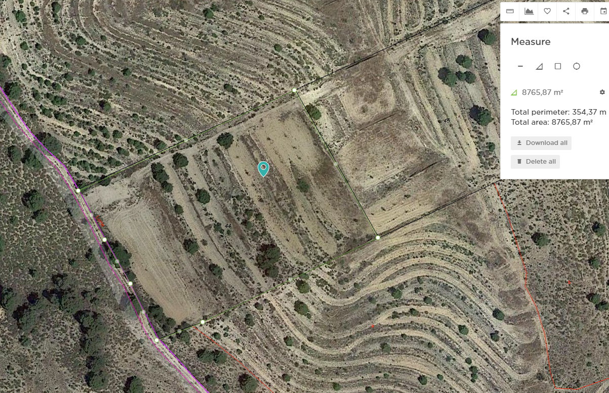 This legal building plot is located in Jumilla