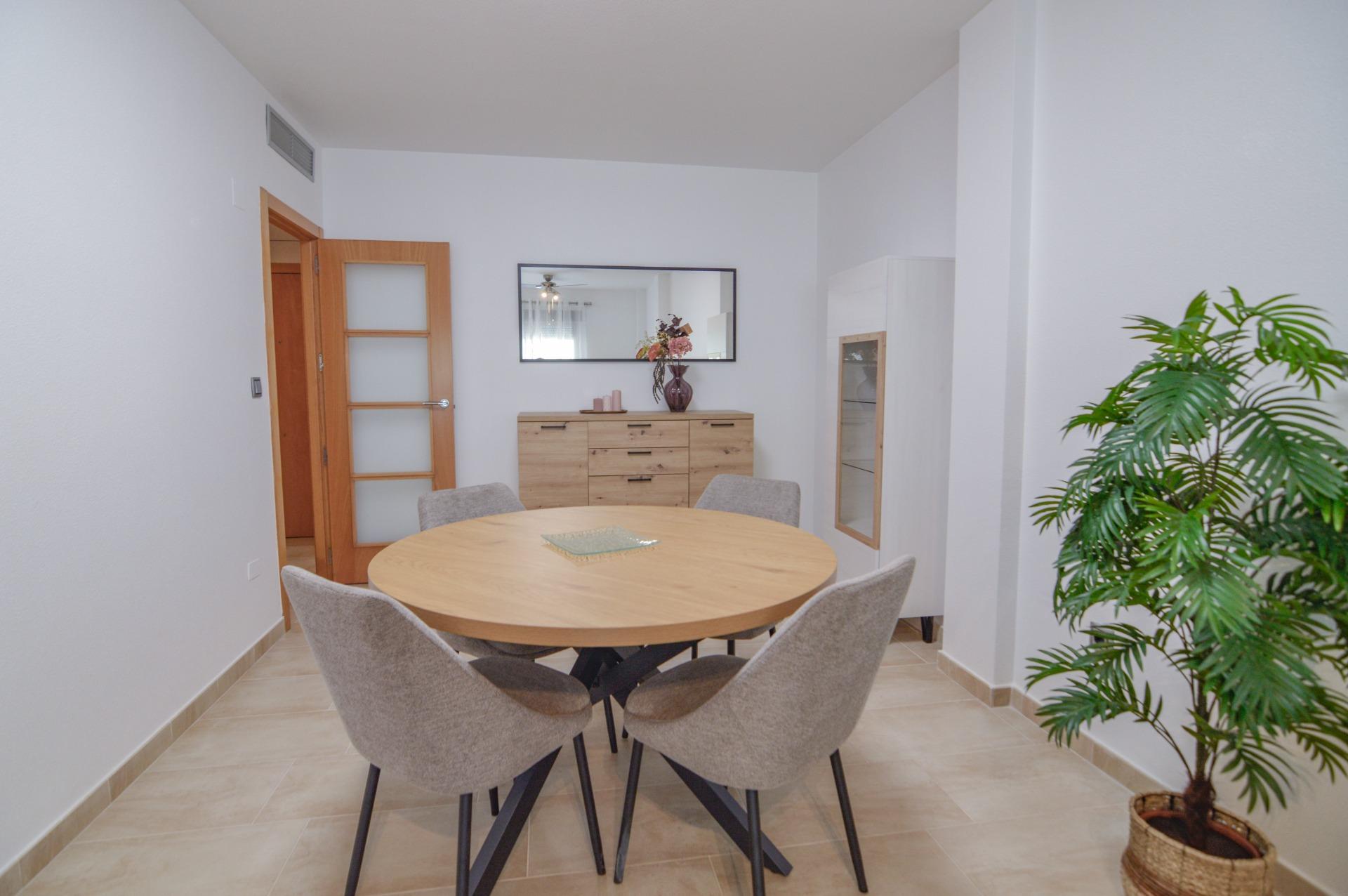 Dining area in apartment for sale in Torrevieja