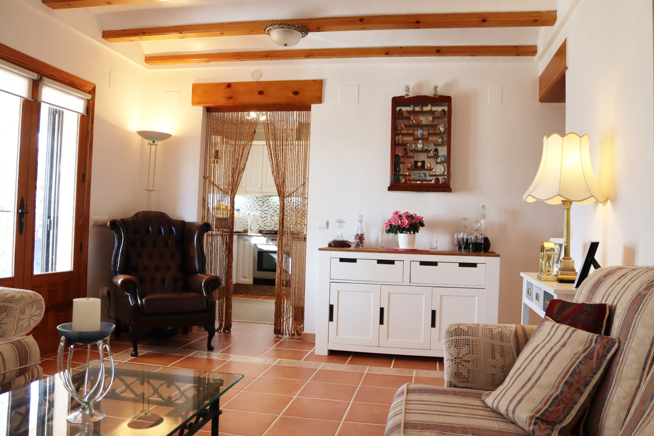 Exterior view in villa for sale in Benigembla