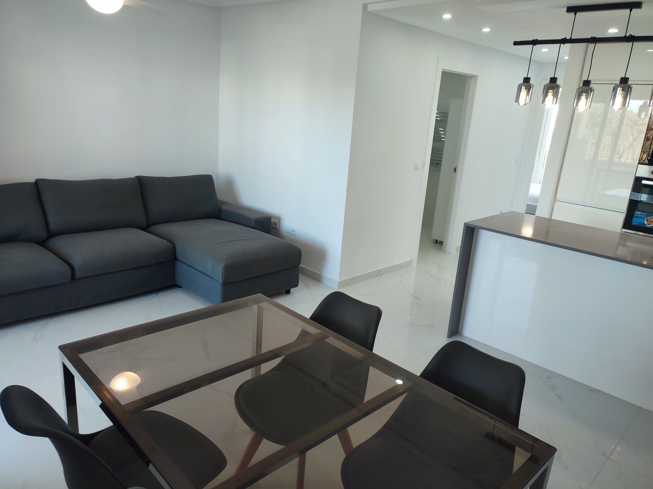 Kitchen in apartment for sale in Hacienda Riquelme Golf Resort