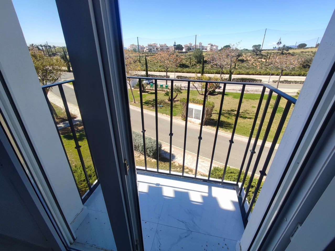 Terrace in apartment for sale in Hacienda Riquelme Golf Resort