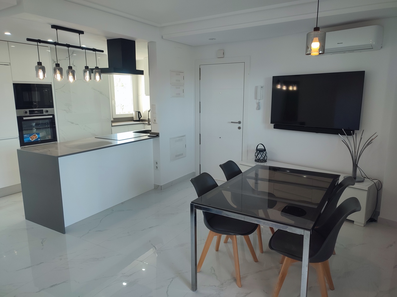 Terrace in apartment for sale in Hacienda Riquelme Golf Resort