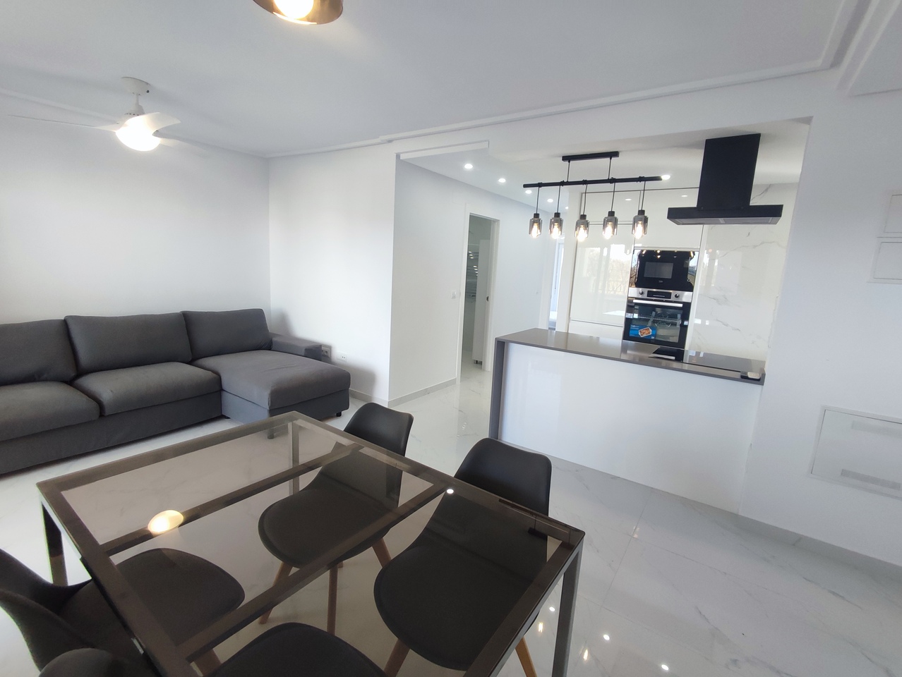 Pool area in apartment for sale in Hacienda Riquelme Golf Resort