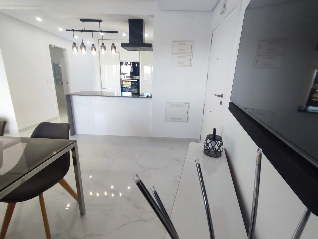 Garden in apartment for sale in Hacienda Riquelme Golf Resort