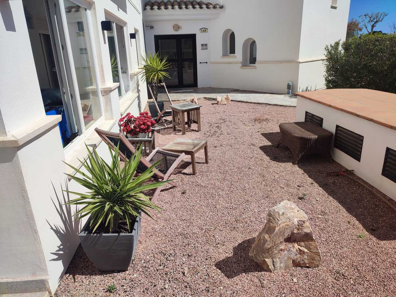 Master bedroom in apartment for sale in Hacienda Riquelme Golf Resort