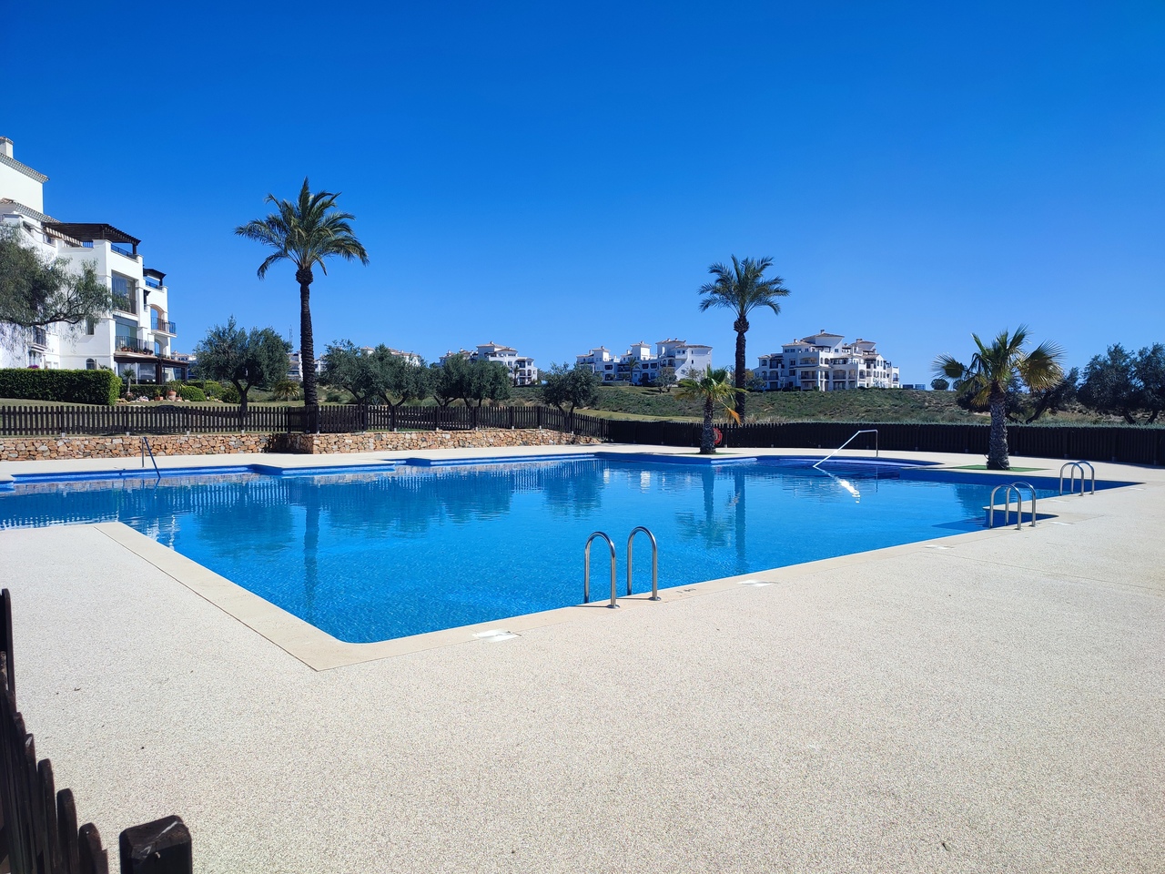 Terrace in apartment for sale in Hacienda Riquelme Golf Resort