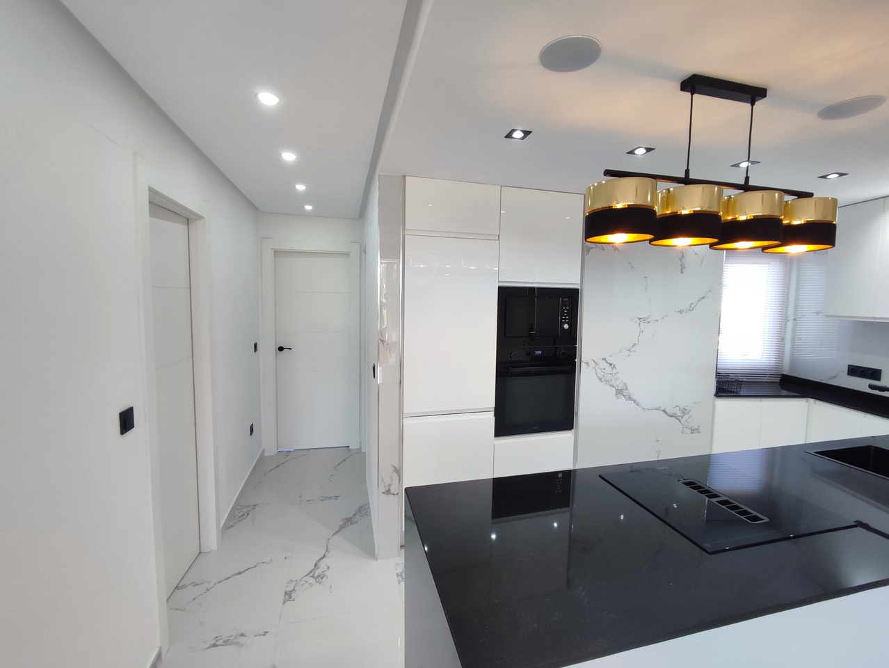 Garden in apartment for sale in Hacienda Riquelme Golf Resort