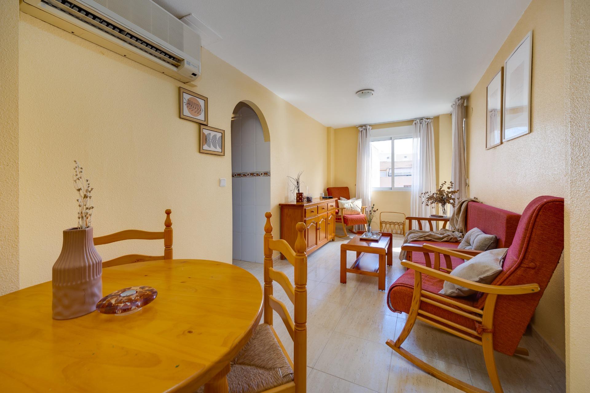 Pool area in apartment for sale in Torrevieja