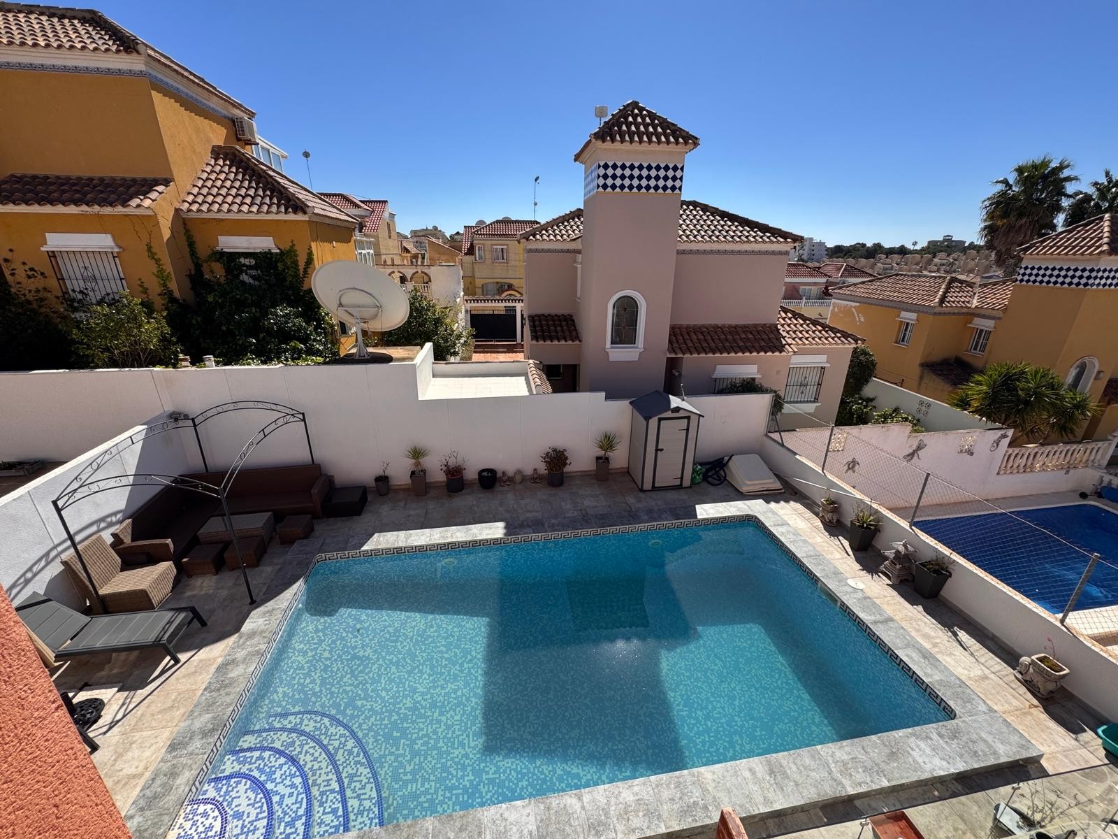 Terrace in villa for sale in San Miguel de Salinas