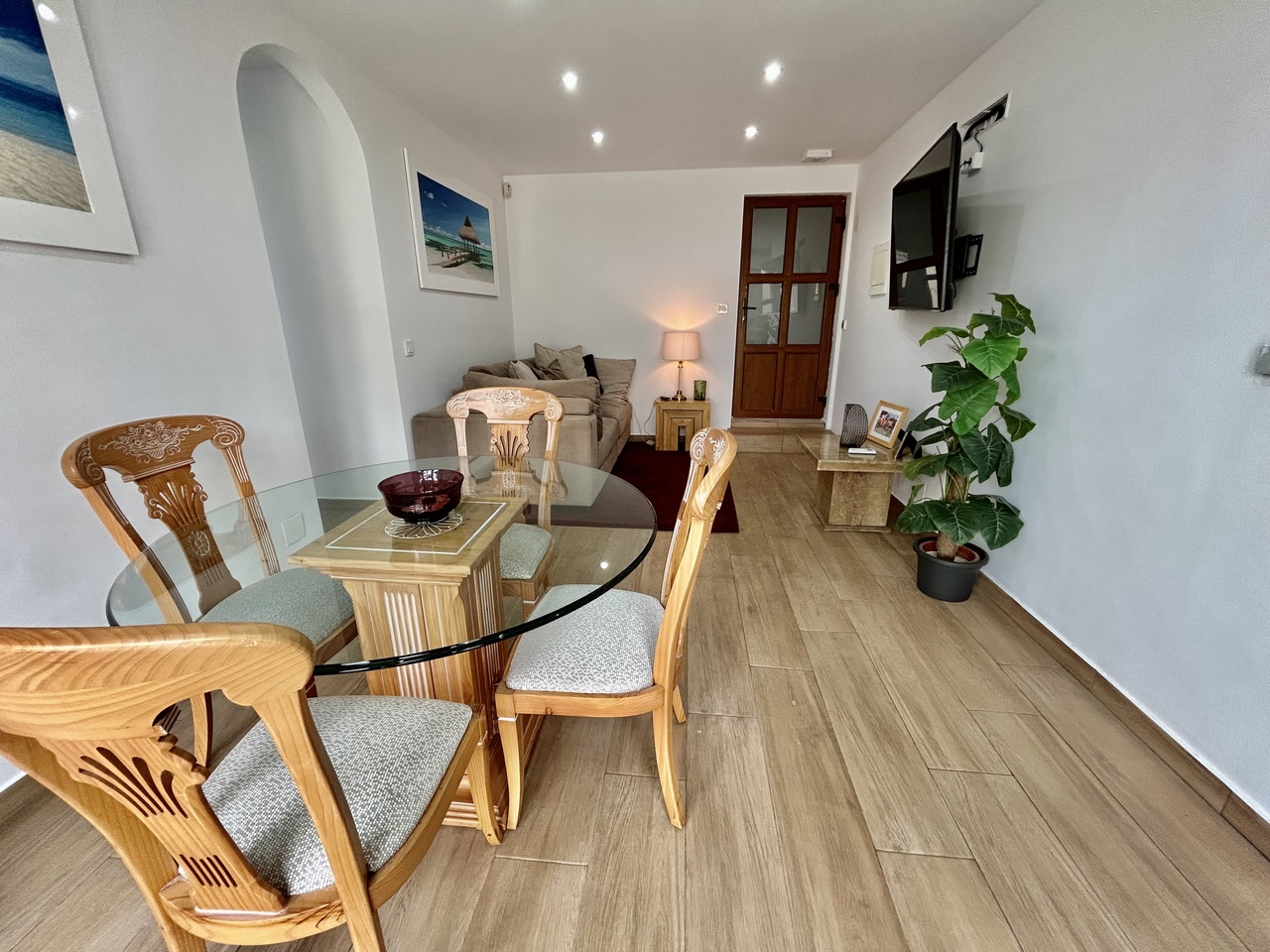 Master bedroom in villa for sale in Cabo Roig