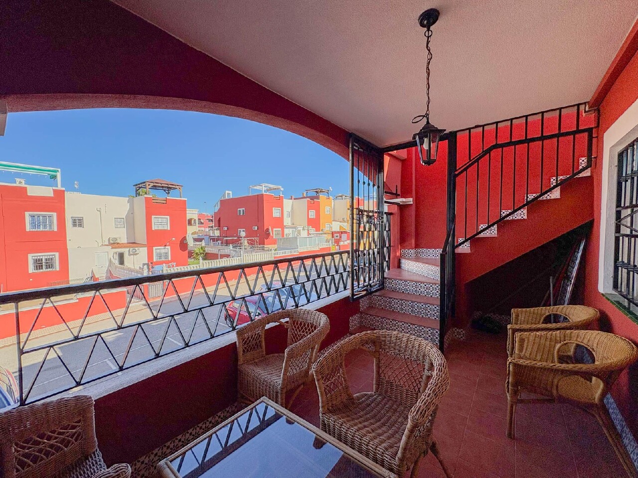Pool area in apartment for sale in Torrevieja