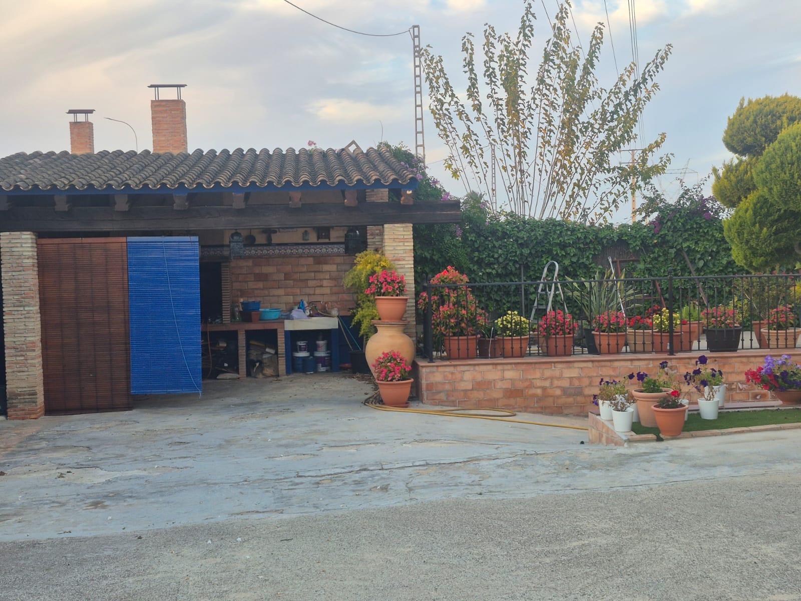 Dining area in finca for sale in Orihuela