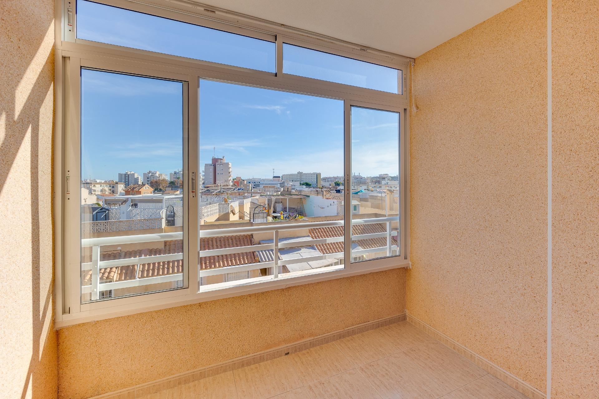 Pool area in apartment for sale in Torrevieja