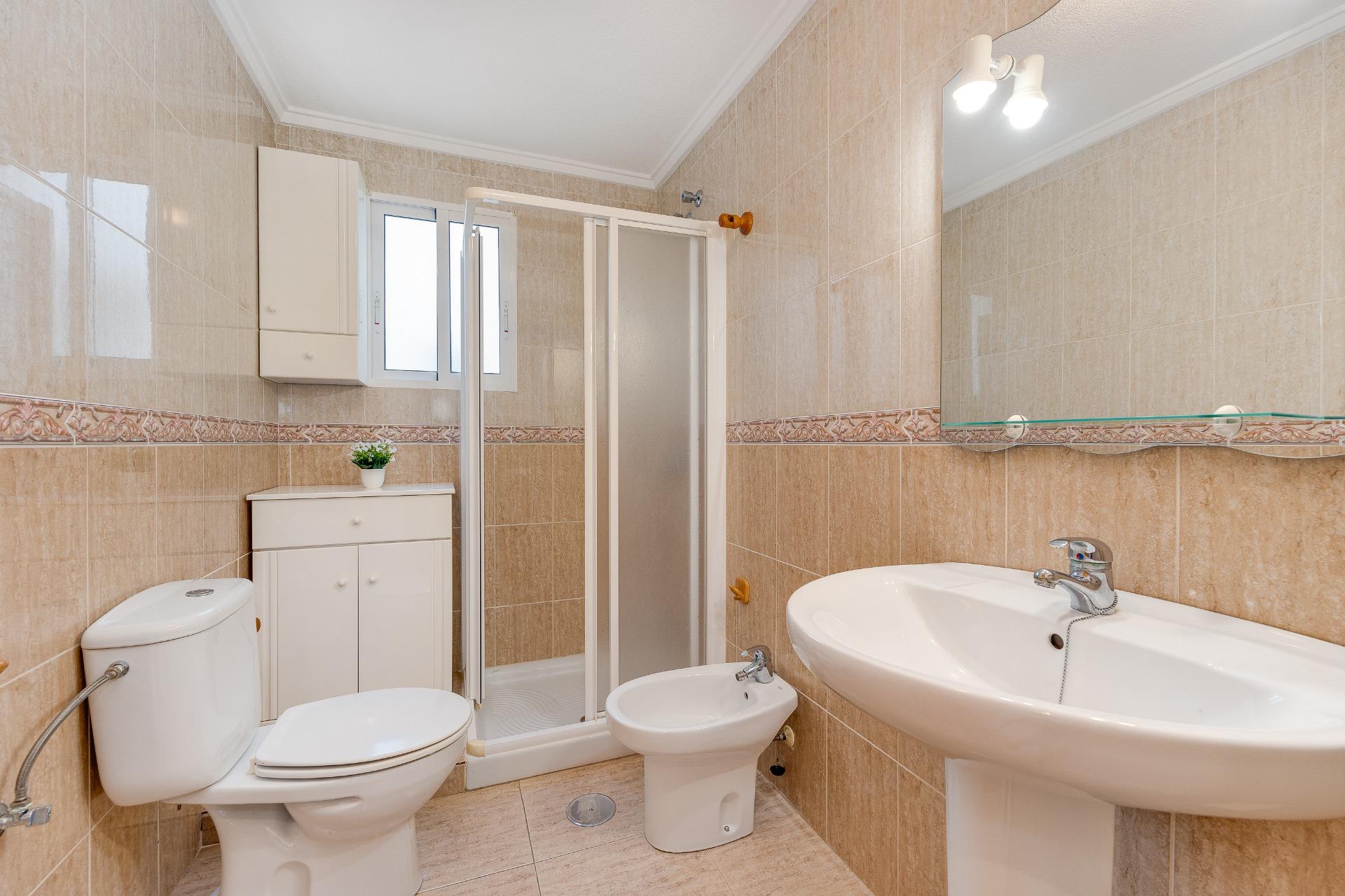 Bathroom in apartment for sale in Torrevieja