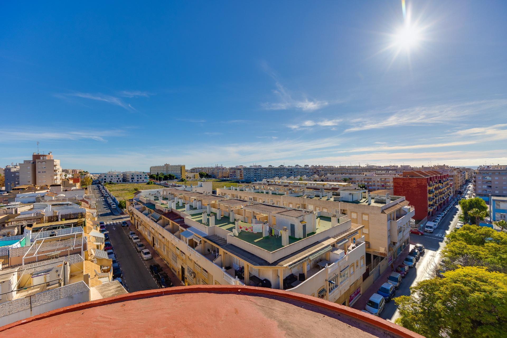 Pool area in apartment for sale in Torrevieja