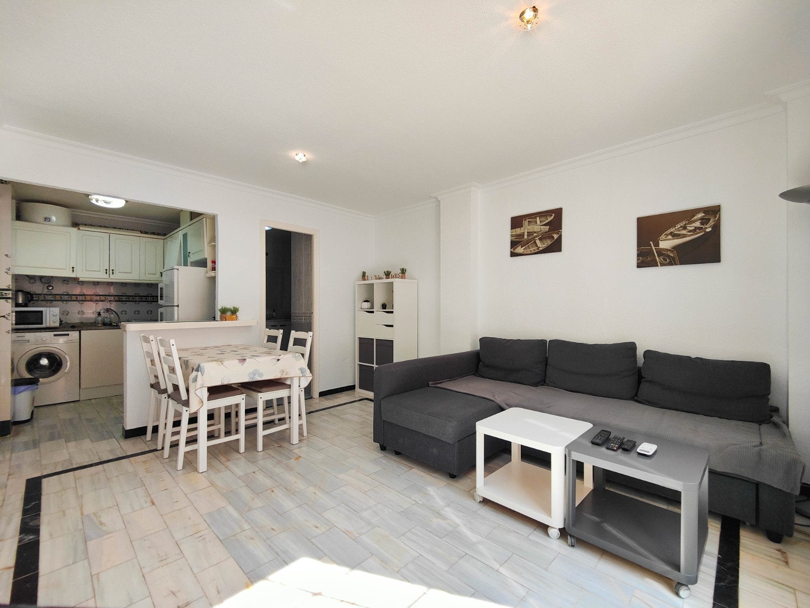 Living room in penthouse for sale in Torrevieja