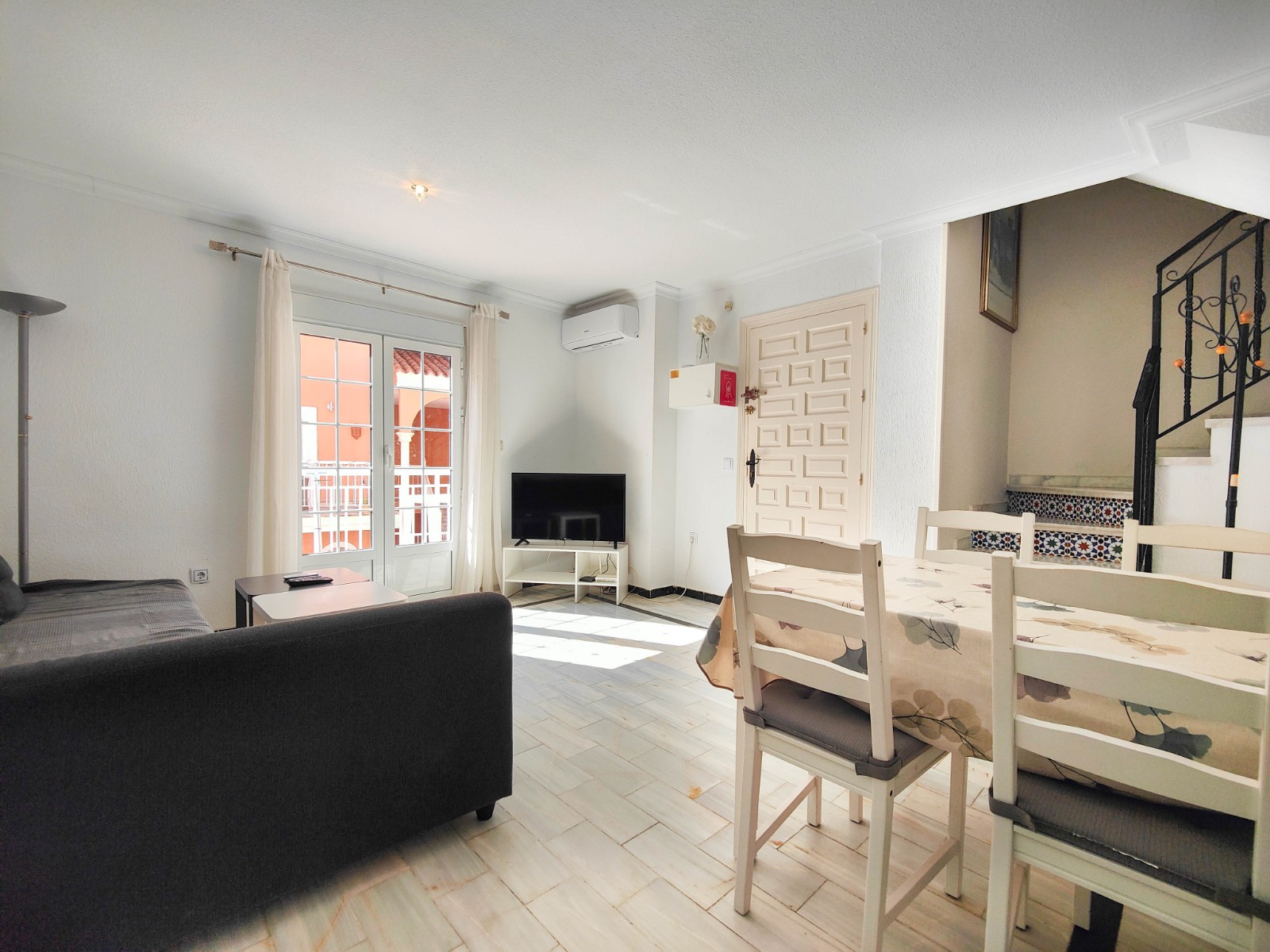 Pool area in penthouse for sale in Torrevieja