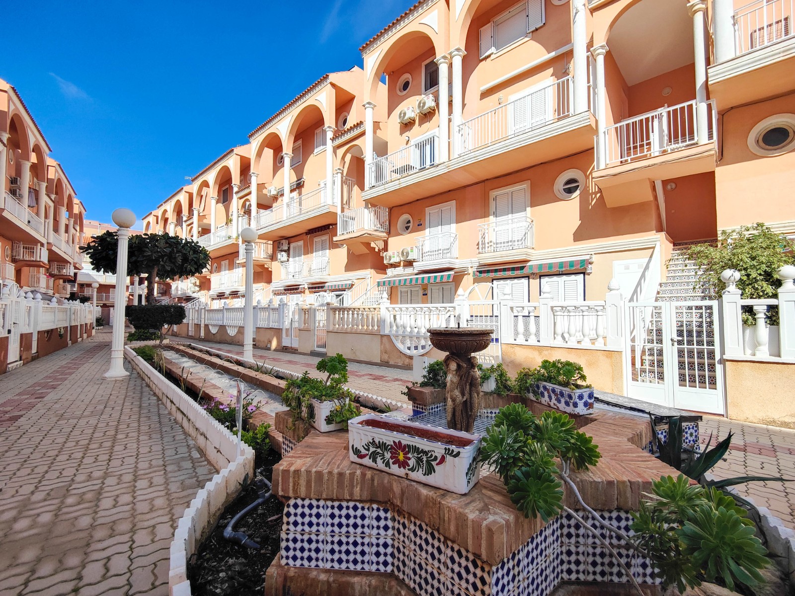 Terrace in penthouse for sale in Torrevieja