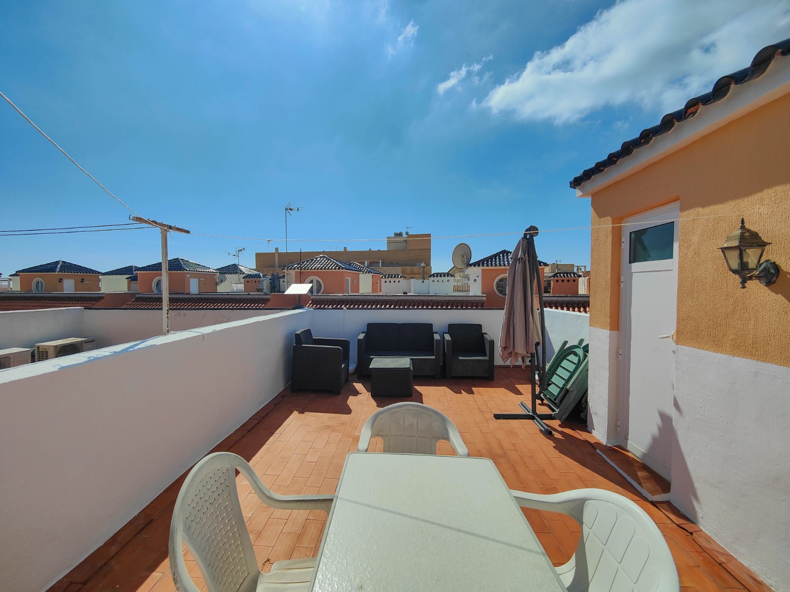 Pool area in penthouse for sale in Torrevieja