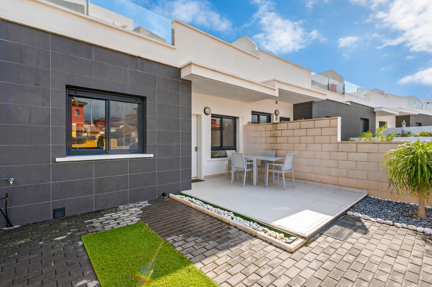 Pool area in apartment for sale in Orihuela Costa