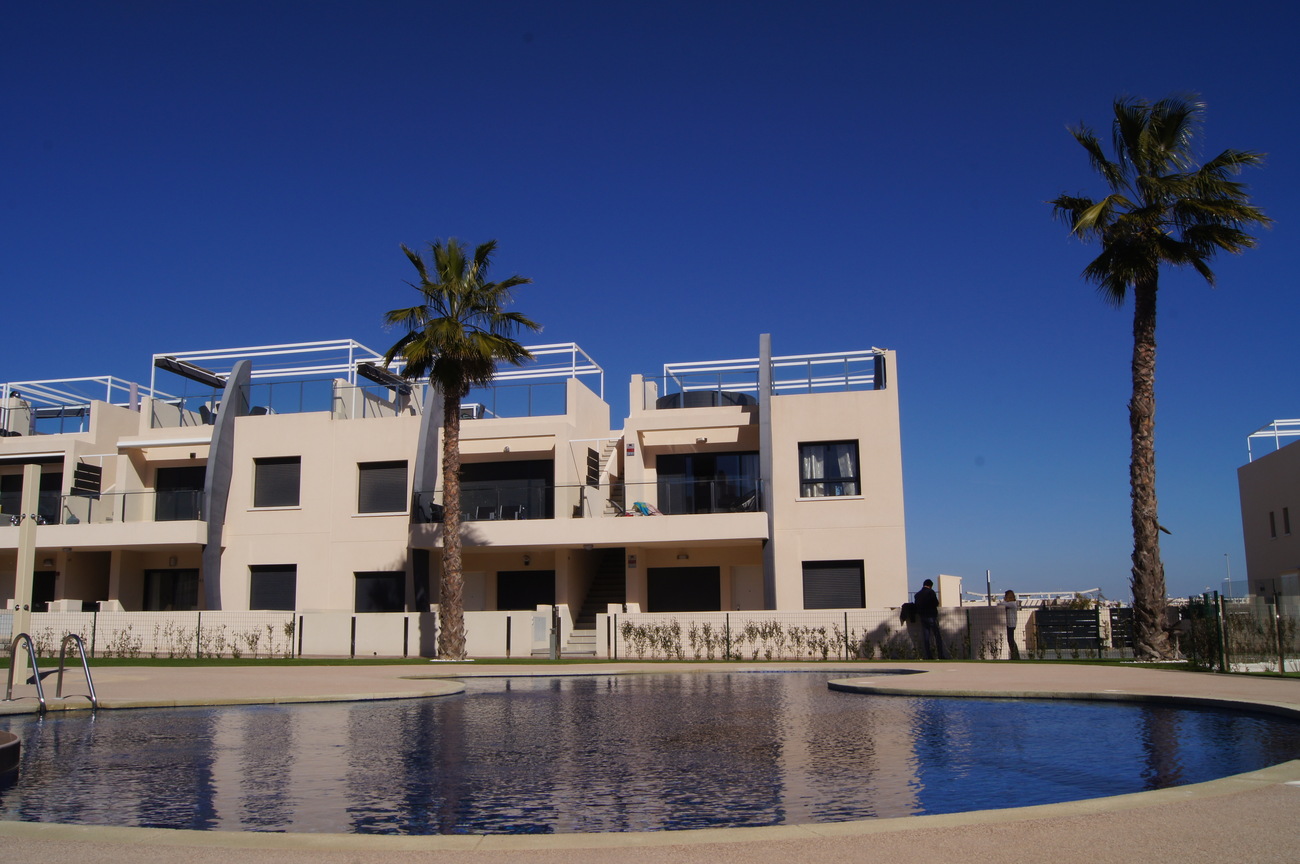 Pool area in apartment for sale in Pilar de La Horadada
