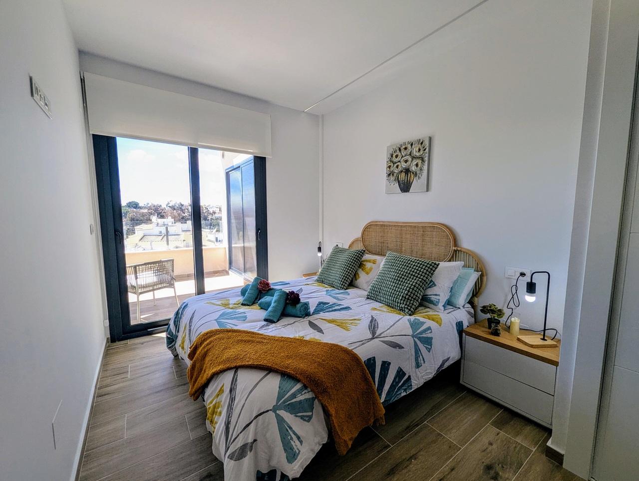 Master bedroom in penthouse for sale in Villamartin