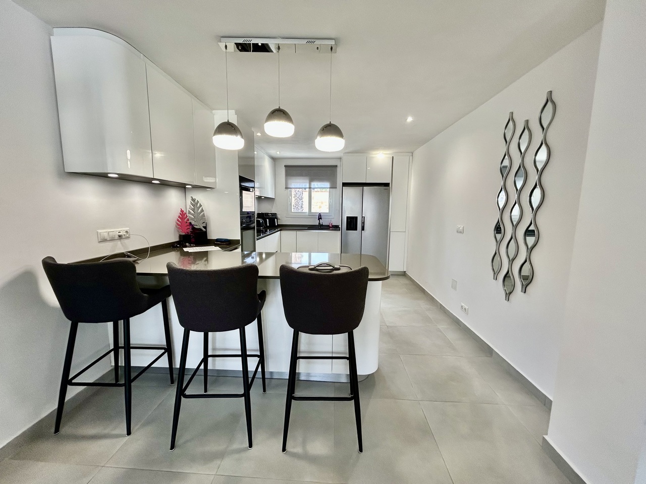 Kitchen in villa for sale in Cabo Roig