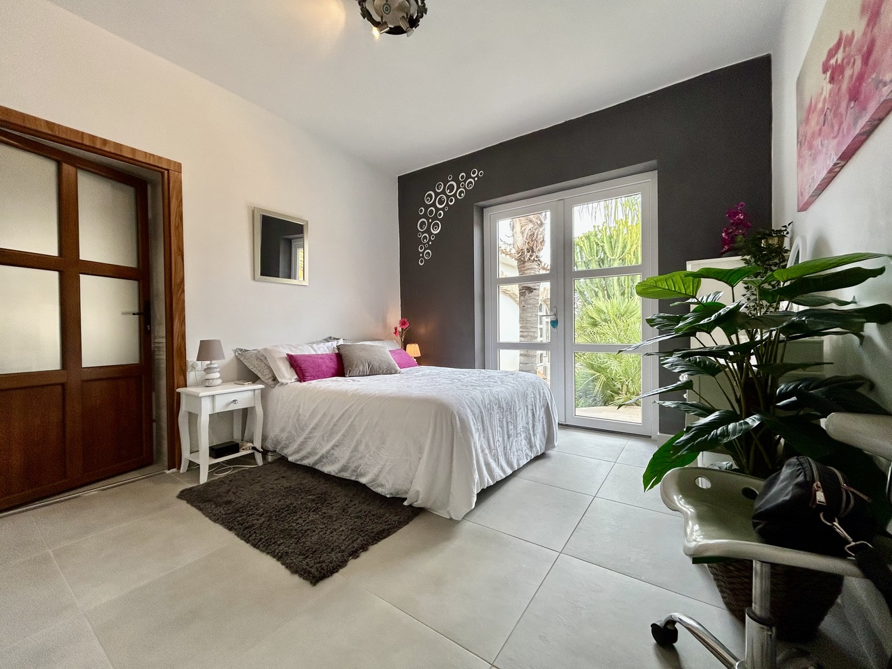 Pool area in villa for sale in Cabo Roig